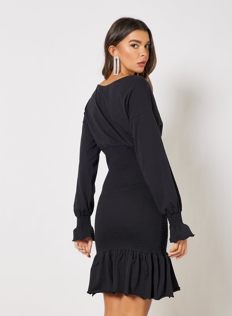 NOISY MAY - Round Neck Dress Black - Image 1