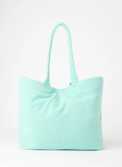 LABEL RAIL Fuzz Shoulder Bag Light Blue