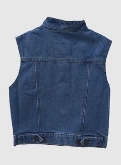 maani Sleeveless Denim Jacket Light Blue  - Image 2