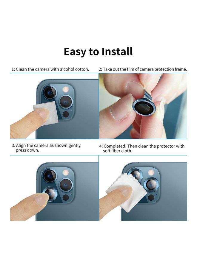 Camera Lens Protector For iPhone 13 Pro Blue - Image 4