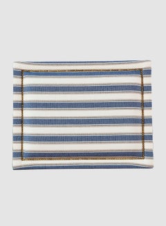 Switch Fabric Headboard For Single Size Bed - Lisbon Collection - Modern Home - Install Attach To Wall - Blue/White 90*70*6cm  - Image 2