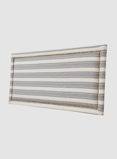 Switch Fabric Headboard For Queen Size Bed - Lisbon Collection -  Modern Home - Install Attach To Wall - Grey/White 160*70*6cm  - Image 4