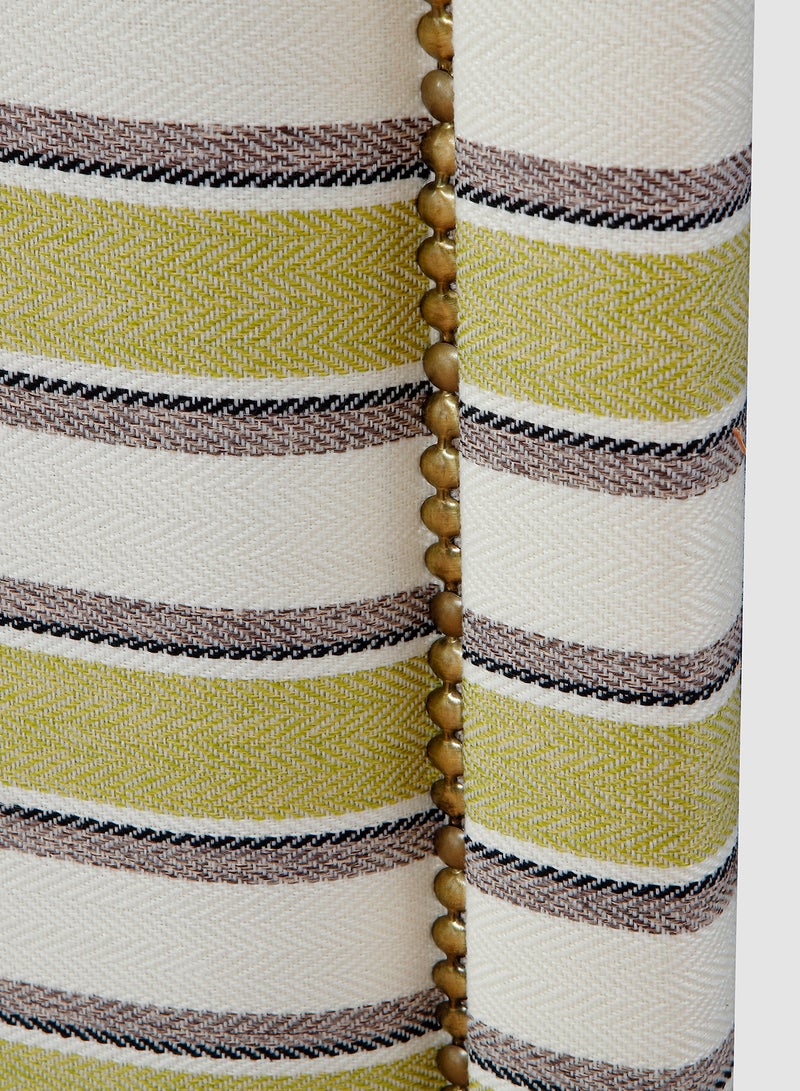 Switch Fabric Headboard For Queen Size Bed - Lisbon Collection -  Modern Home - Install Attach To Wall - Green/White 160*70*6cm  - Image 2