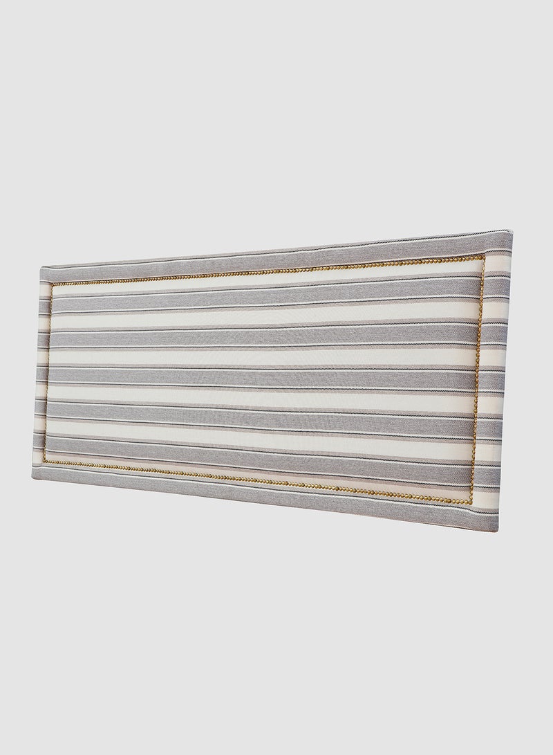 Switch Fabric Headboard For King Size Bed - Lisbon Collection - Modern Home - Install Attach To Wall - Grey/White 180*70*6cm  - Image 5