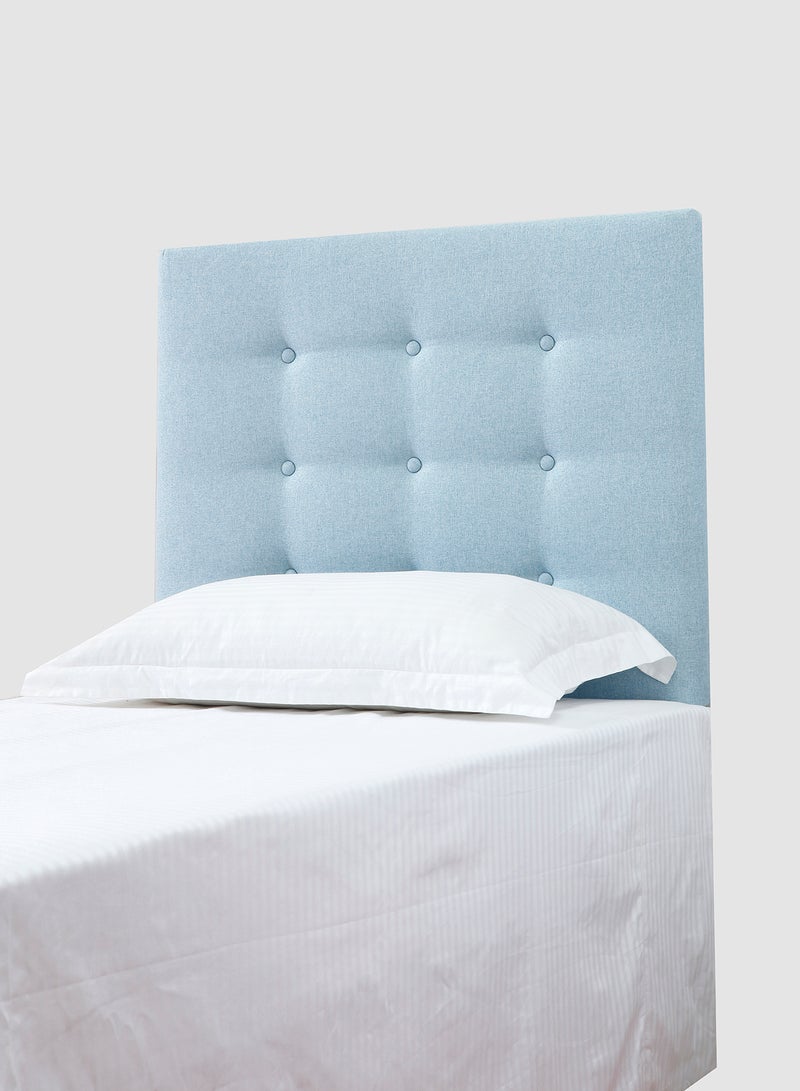 Fabric Headboard For Single Size Bed - Sydney Collection - Modern Home - Install Attach To Wall - Ice Blue 90*70*6cm - v1637740453/N46177705A_2