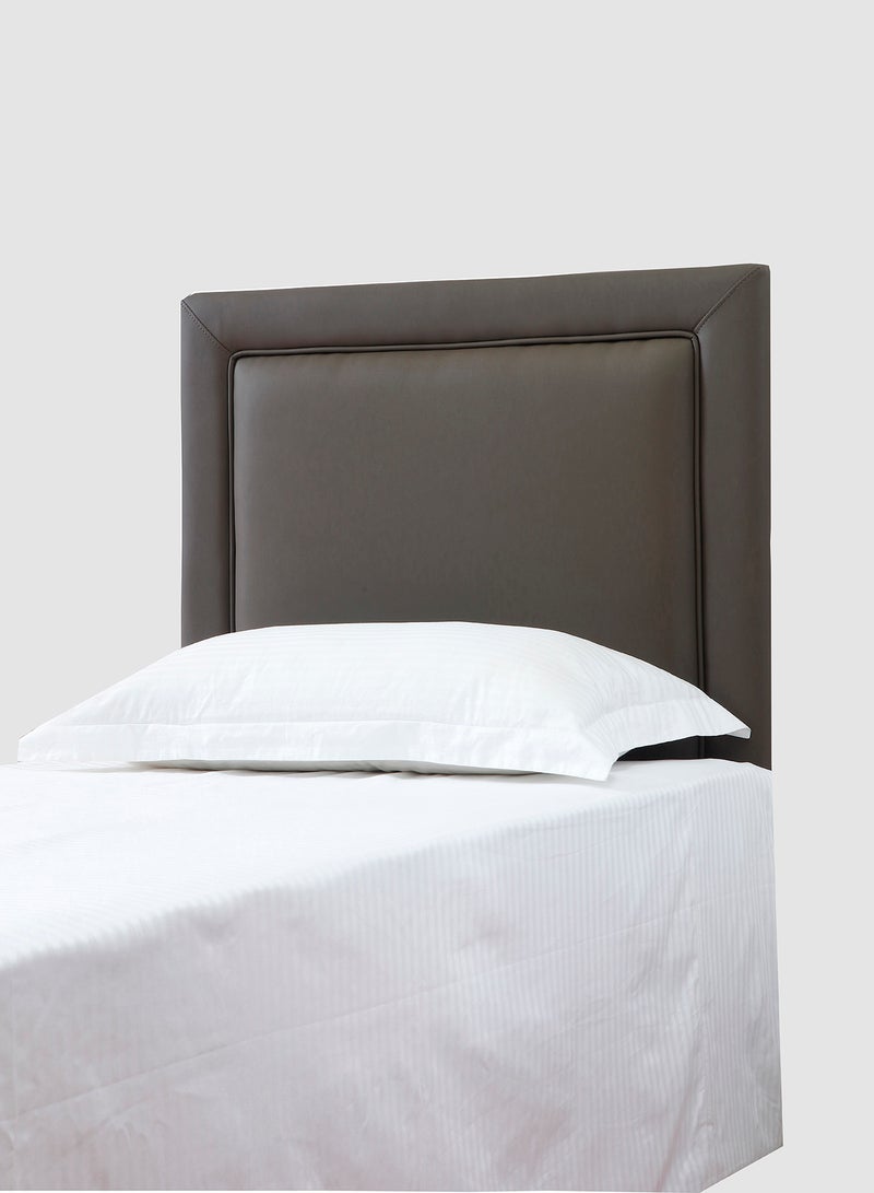 Switch Fabric Headboard For Single Size Bed - Cambridge Collection - Modern Home - Install Attach To Wall - Dark Brown 90*70*6cm - Image 1