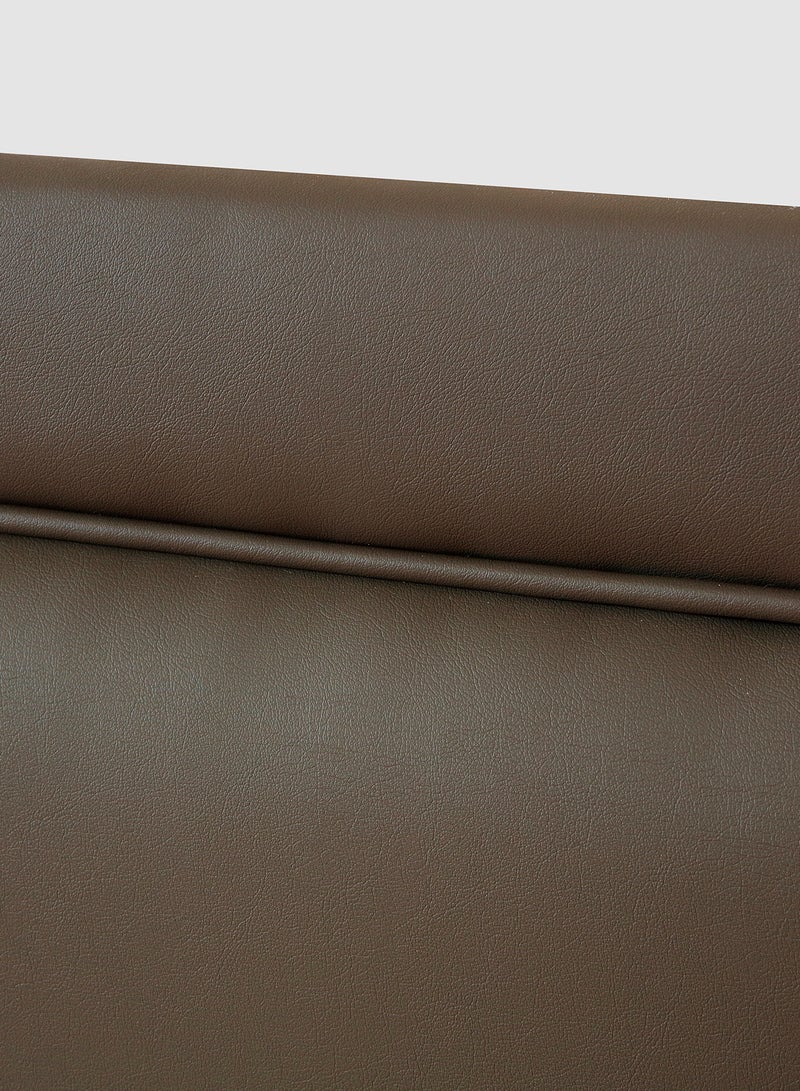 Switch Fabric Headboard For Single Size Bed - Cambridge Collection - Modern Home - Install Attach To Wall - Dark Brown 90*70*6cm - Image 5