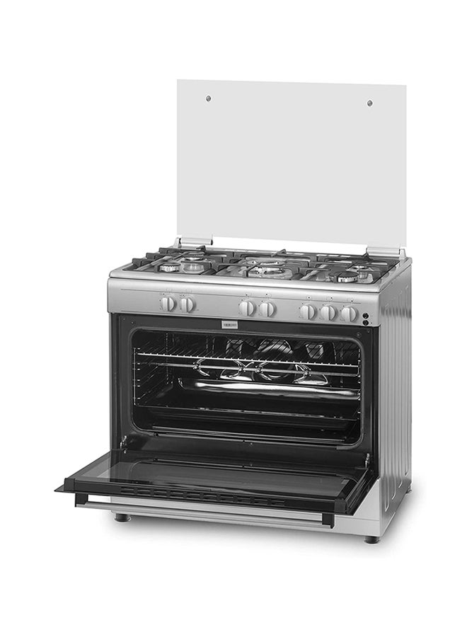 Wolf Power 5 Burner Gas Cooker 60 x 90 cm  ,1 year Warranty WCR950CI Silver  - Image 3