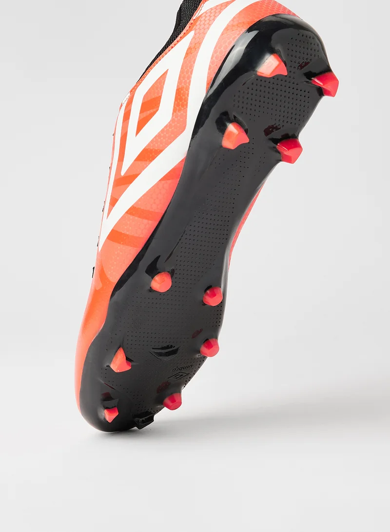 umbro Kids/Youth Velocita VI Club FG Football Shoes Orange