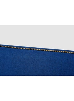 Switch Fabric Headboard For Queen Size Bed - Kansas Collection -  Modern Home - Install Attach To Wall - Peacock Blue 160*70*6cm  - Image 5