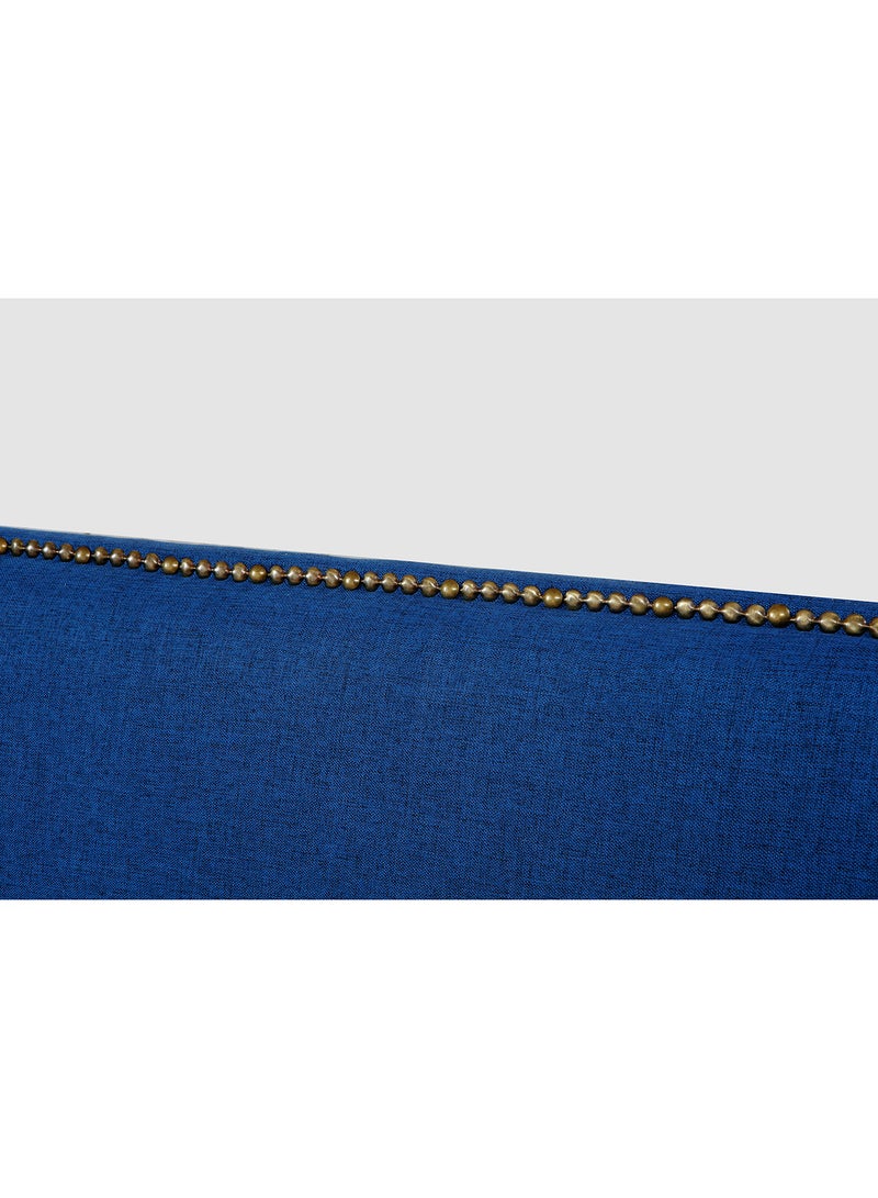 Switch Fabric Headboard For Queen Size Bed - Kansas Collection -  Modern Home - Install Attach To Wall - Peacock Blue 160*70*6cm  - Image 5