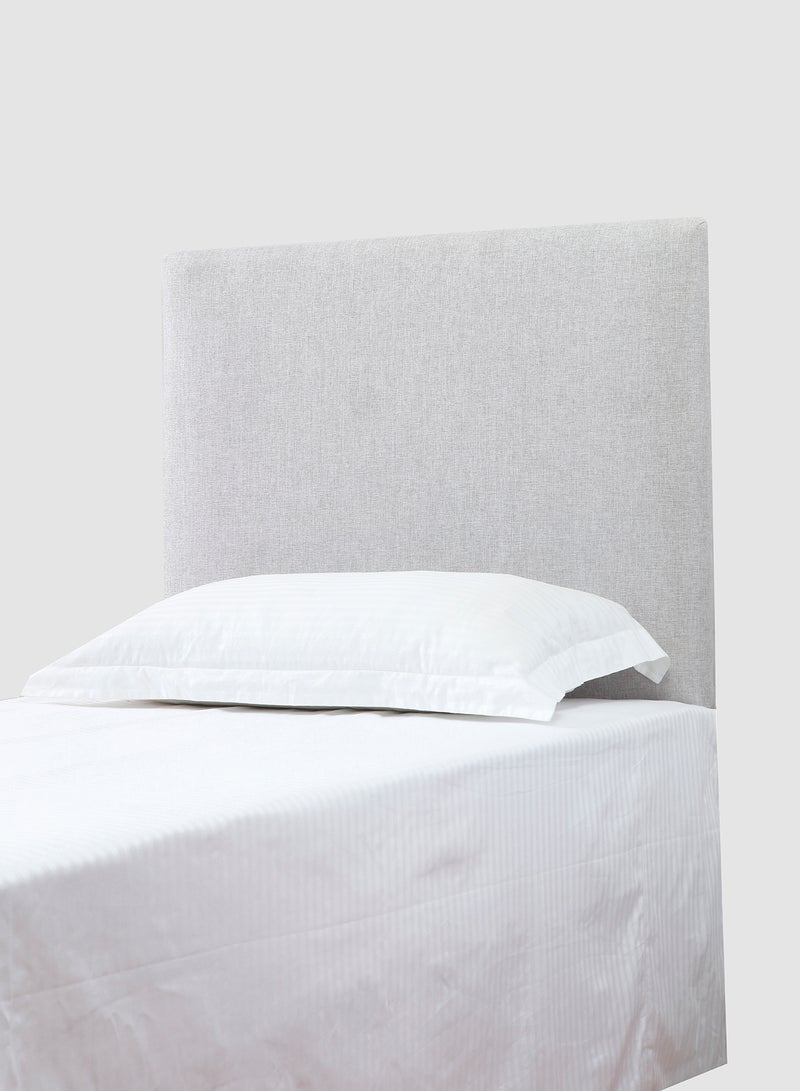 Switch - Fabric Headboard For Single Size Bed - Milan Collection - Modern Home - Install Attach To Wall - Feather Grey 90*70*6cm - Image 1