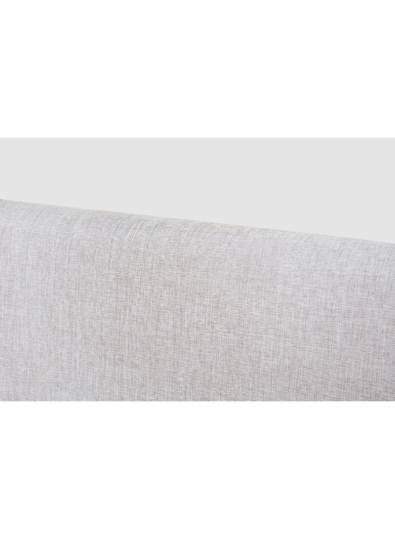 Switch - Fabric Headboard For Single Size Bed - Milan Collection - Modern Home - Install Attach To Wall - Feather Grey 90*70*6cm - Image 1