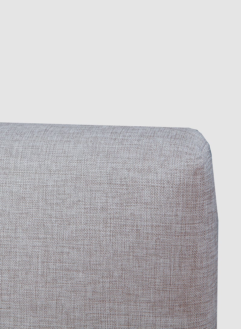 Switch Fabric Headboard For Queen Size Bed - Milan Collection -  Modern Home - Install Attach To Wall - Ash Grey 160*70*6cm  - Image 2