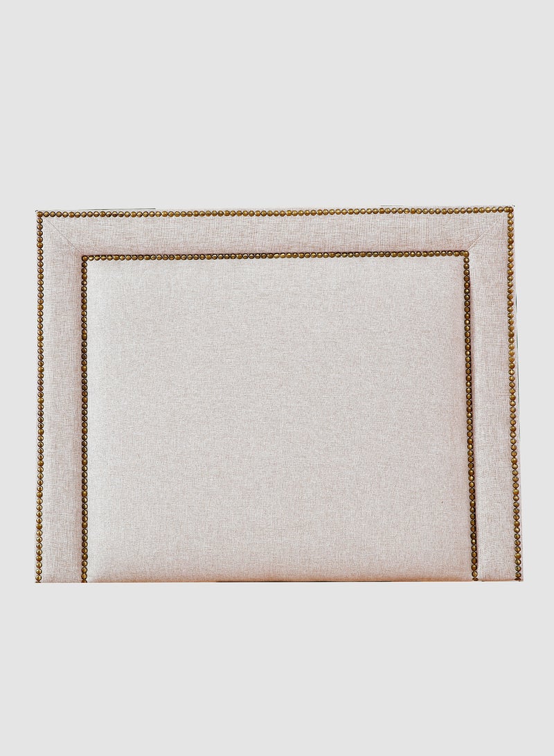 Switch - Fabric Headboard For Single Size Bed - Dublin Collection - Modern Home - Install Attach To Wall - Linen 90*70*6cm - Image 1
