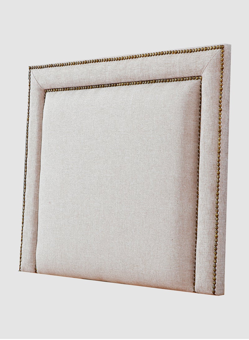 Switch - Fabric Headboard For Single Size Bed - Dublin Collection - Modern Home - Install Attach To Wall - Linen 90*70*6cm - Image 1