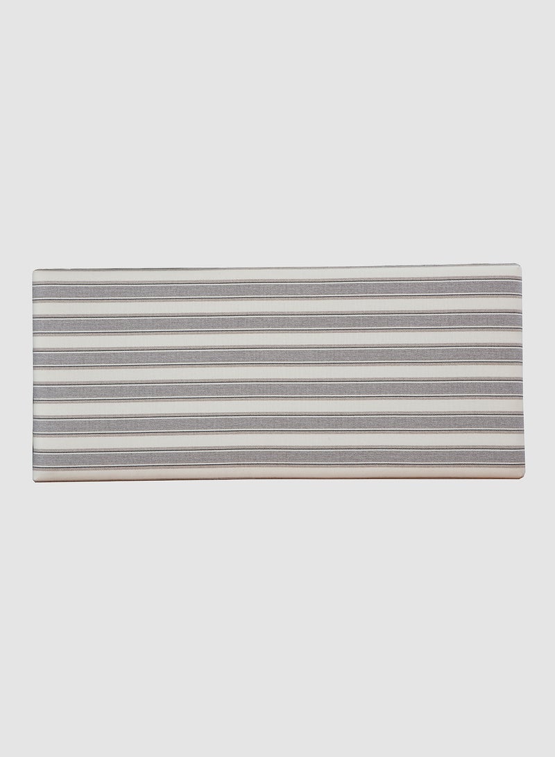 Switch Fabric Headboard For Queen Size Bed - Milan Collection - Modern Home - Install Attach To Wall - Grey& White 160*70*6cm  - Image 2