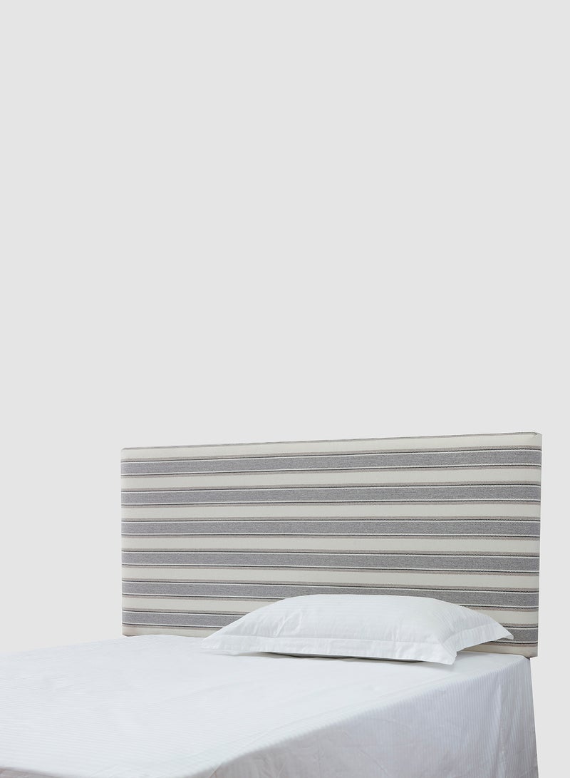 Switch Fabric Headboard For Queen Size Bed - Milan Collection - Modern Home - Install Attach To Wall - Grey& White 160*70*6cm  - Image 1