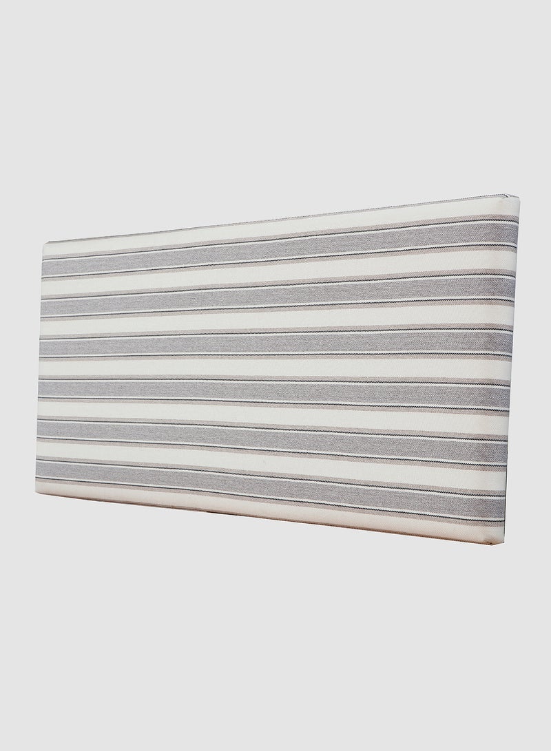 Switch Fabric Headboard For Queen Size Bed - Milan Collection - Modern Home - Install Attach To Wall - Grey& White 160*70*6cm  - Image 4