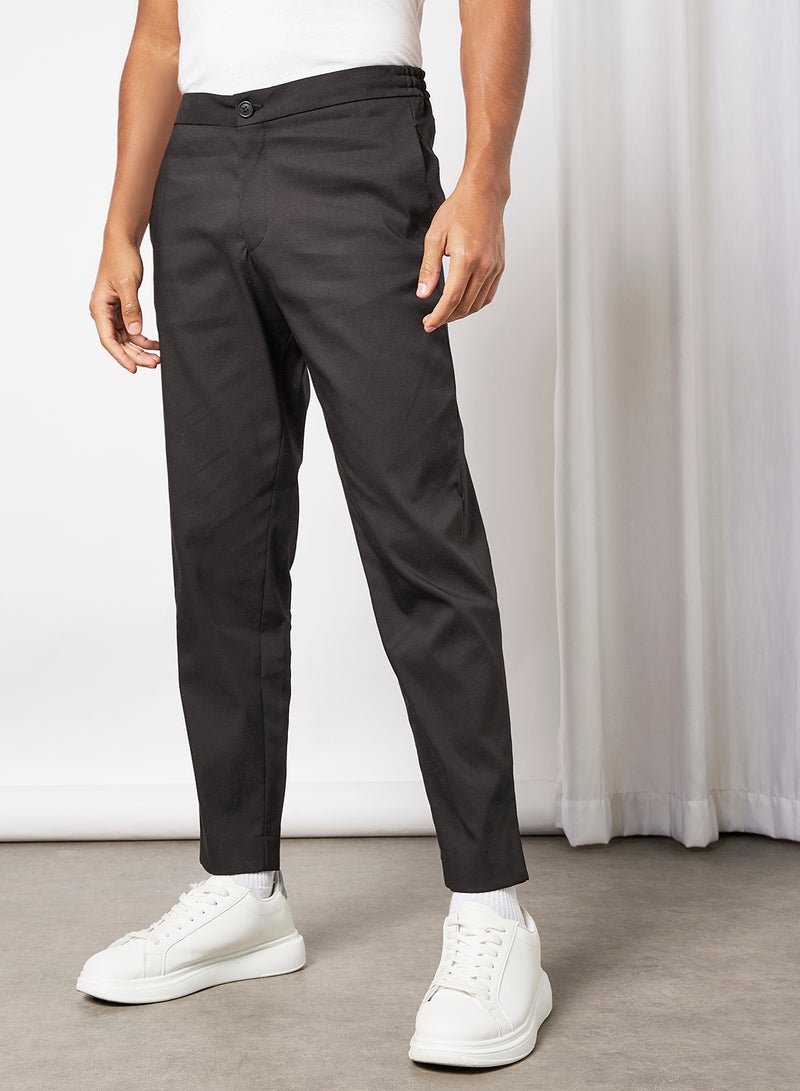 SELECTED - Straight Leg Pants Black - Image 1