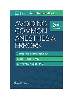 Avoiding Common Anesthesia Errors Hardcover English by Catherine Marcucci MD , Norman A. Cohen MD - 38544 