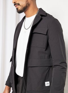 SELECTED Front Pocket Blazer Black  - Image 4