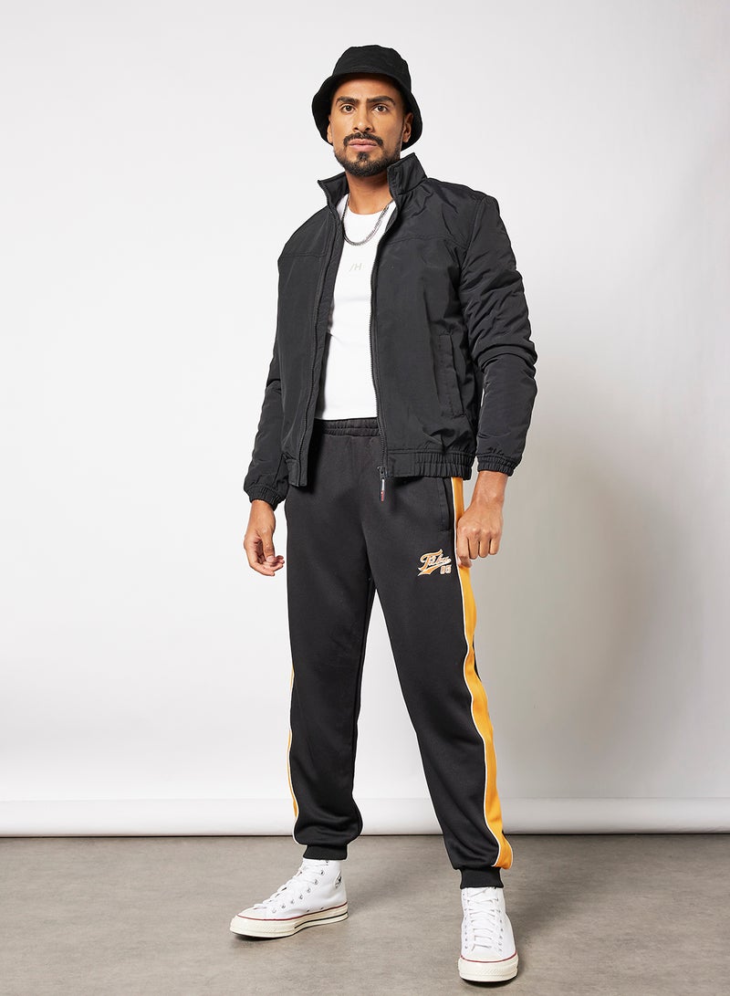 FUBU - Side Tape Sweatpants Black - Image 1