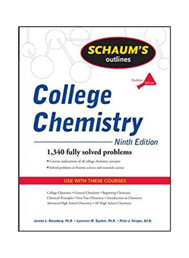 Schaum's Outline of College Chemistry Hardcover English by Rosenberg - 2007