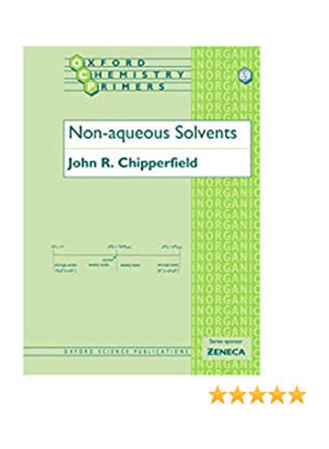 Non-Aqueous Solvents Hardcover English by Chipperfield - 2007 