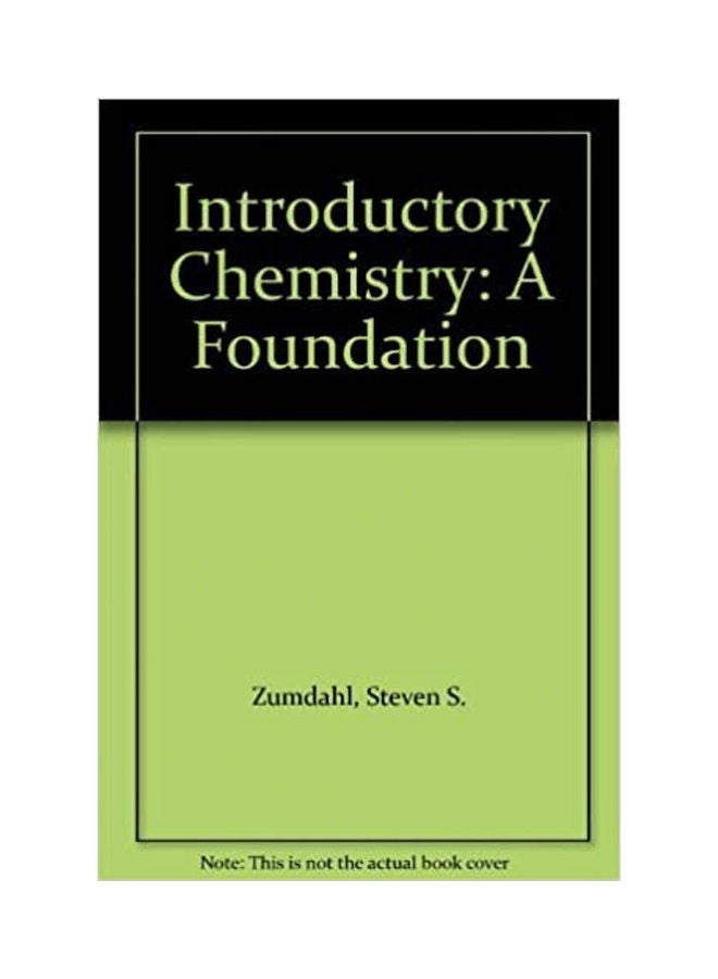 Introductory Chemistry Hardcover English by Zumdahi - 2004