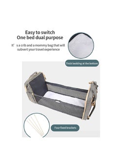Kidle Easy To Switch Large Capacity Folding Travel Convertible Bed Backpack For Baby  - Image 5