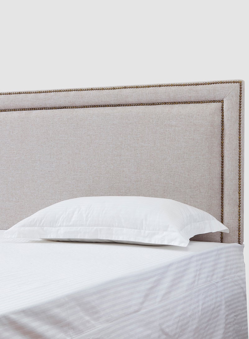 Switch - Fabric Headboard For Queen Size Bed - Dublin Collection - Modern Home - Install Attach To Wall - Linen 160*70*6cm - Image 1