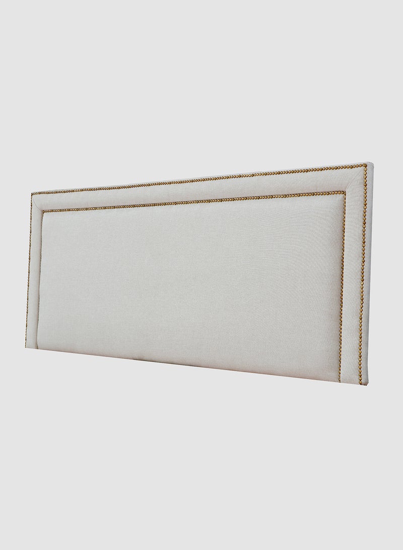 Switch - Fabric Headboard For King Size Bed - Dublin Collection - Modern Home - Install Attach To Wall - Ivory 180*70*6cm - Image 1