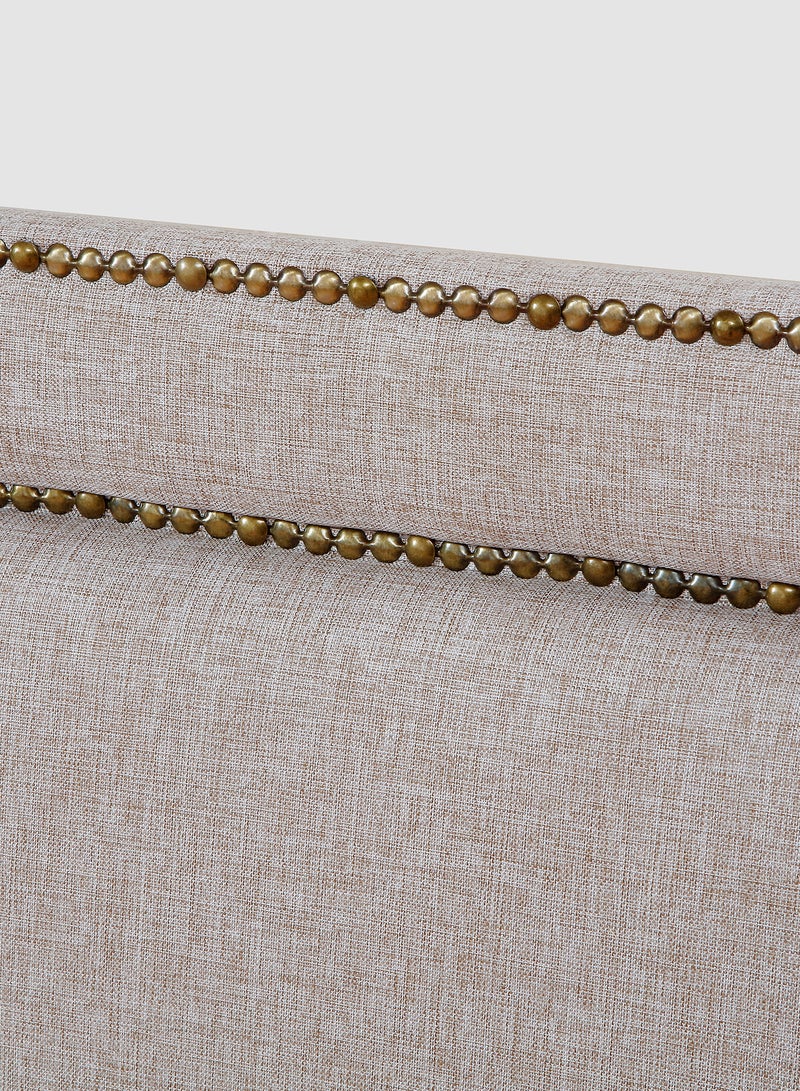 Switch - Fabric Headboard For Queen Size Bed - Dublin Collection - Modern Home - Install Attach To Wall - Linen 160*70*6cm - Image 1