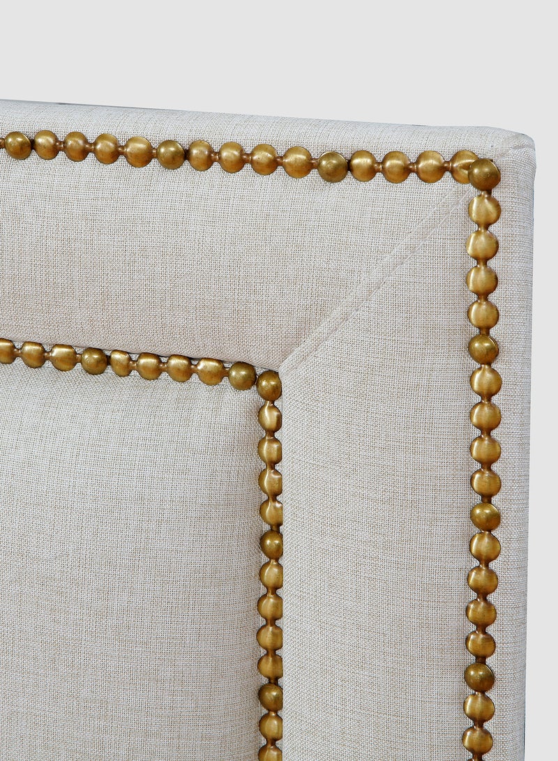 Switch - Fabric Headboard For King Size Bed - Dublin Collection - Modern Home - Install Attach To Wall - Ivory 180*70*6cm - Image 1