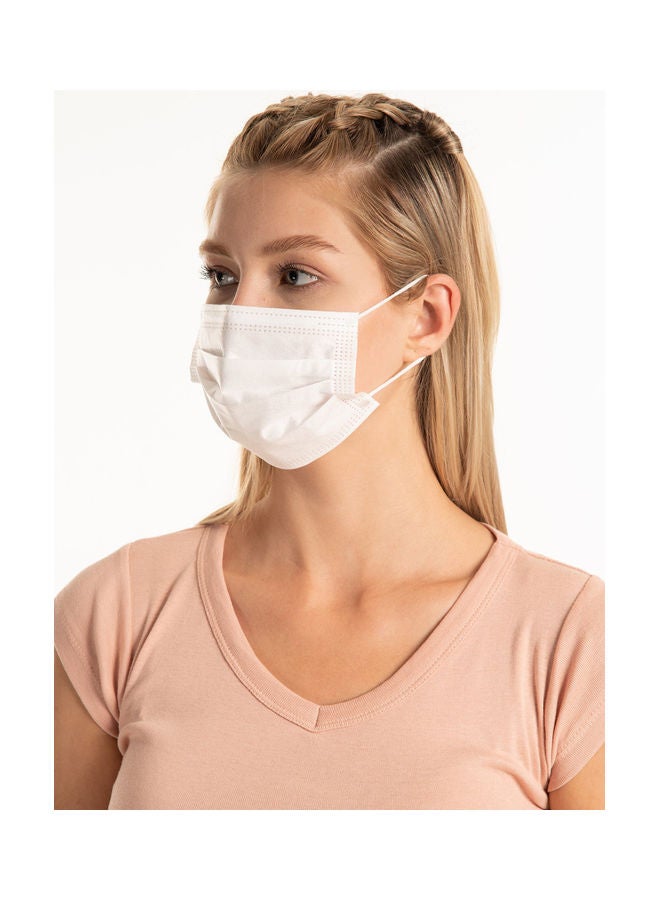 Nstar - 50-Piece Disposable Cotton Earloop 3 Ply Design Non-Woven Face Mask - Image 1