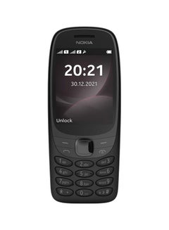 هاتف 6310 ثنائي الشريحة بذاكرة رام سعة 8 ميجابايت وذاكرة داخلية سعة 16 ميجابايت ويدعم تقنية 2G بلون أسود - إصدار الشرق الأوسط