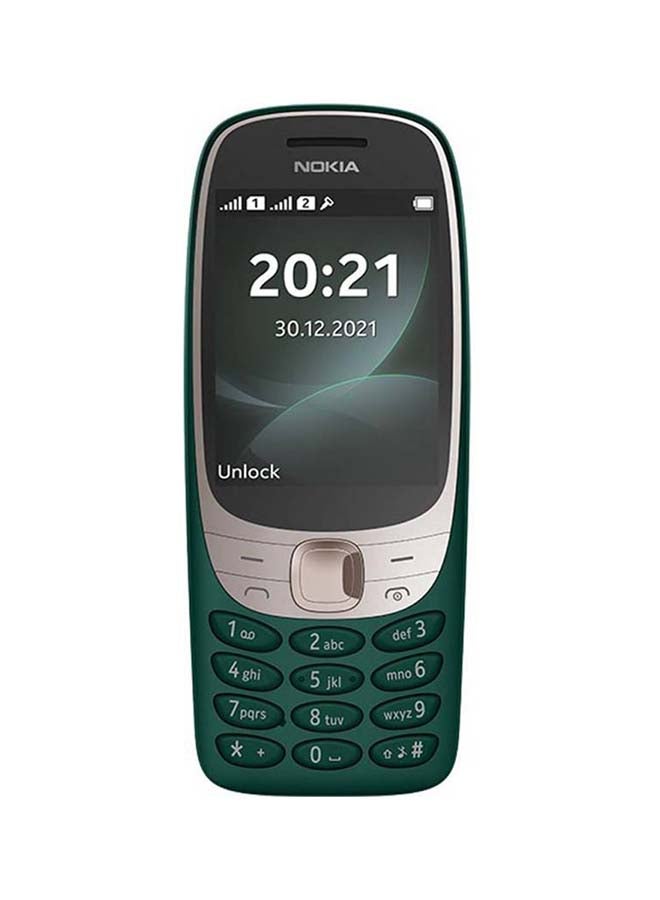 6310 Dual Sim Dark Green 8MB RAM 16MB 2G- Middle East Version