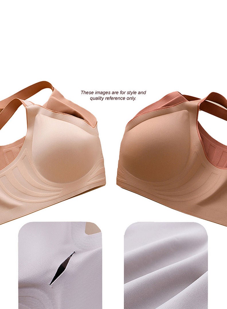 hush-hush mermaid - Mid Impact Seamless Sports Bra Green - Image 1