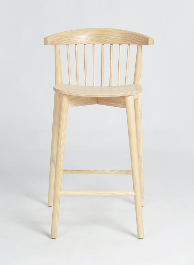 Switch Stool Dining Chair - Wooden Natural 46*48*99cm  - Image 2