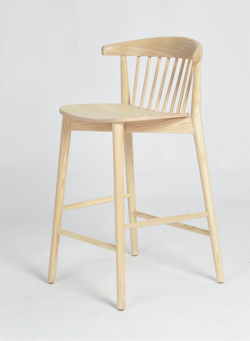 Switch Stool Dining Chair - Wooden Natural 46*48*99cm  - Image 3