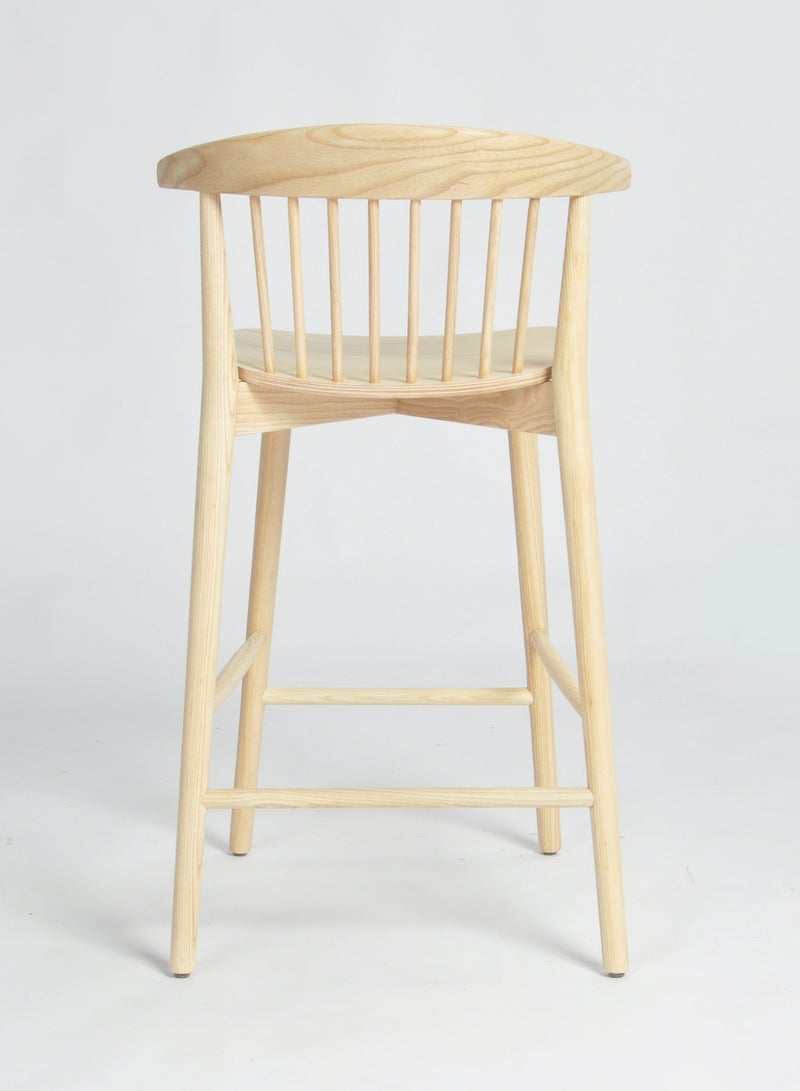 Switch Stool Dining Chair - Wooden Natural 46*48*99cm  - Image 4