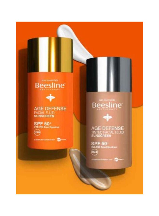 Beesline - SPF 50 Age Defense Tinted Facial Fluid Sunscreen 40ml - Image 1