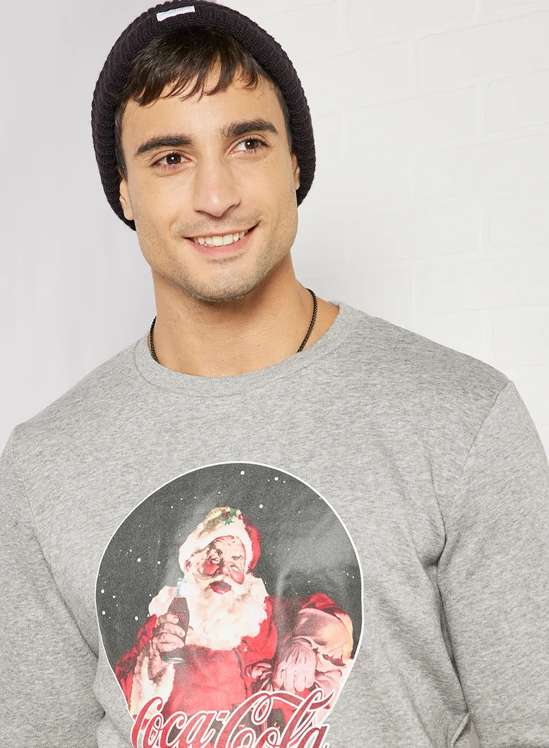 PRODUKT Coca-Cola Sweatshirt Grey