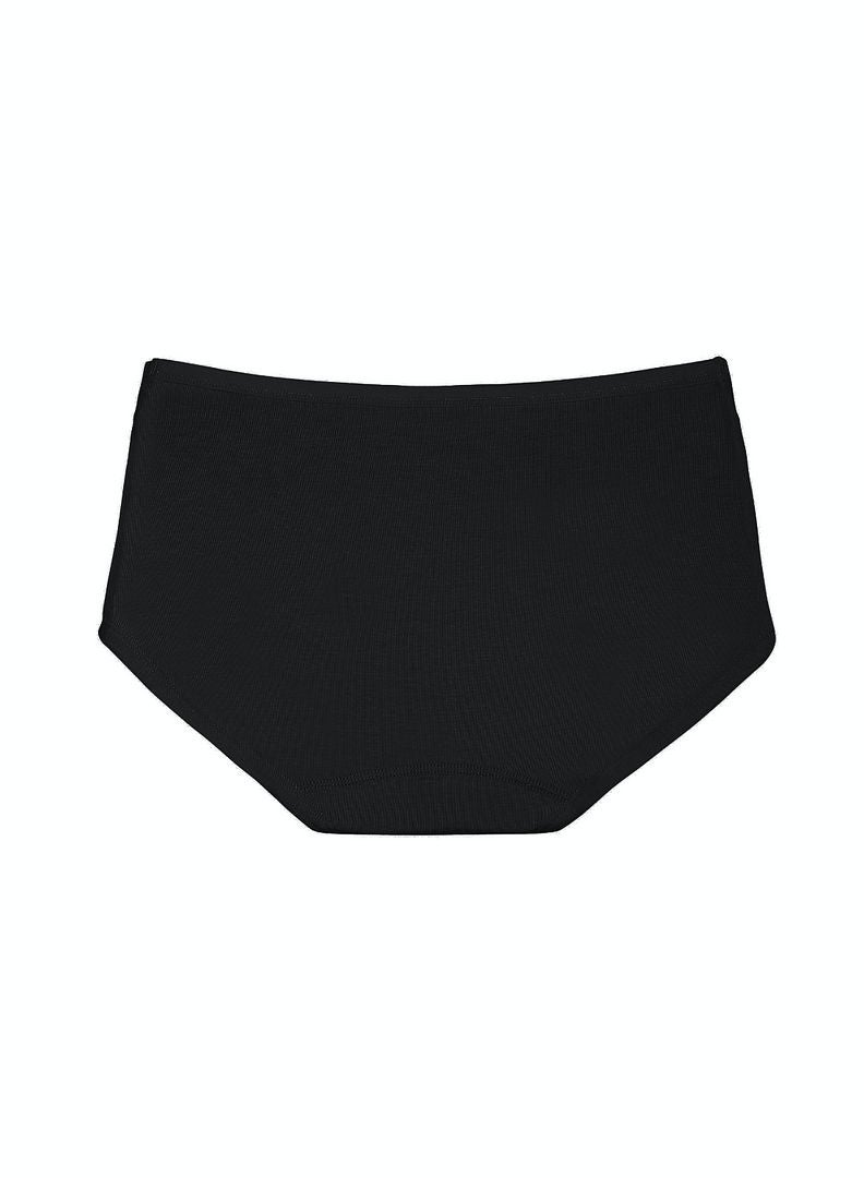 hush-hush mermaid - Original Printed Soft Brief Black - Image 1