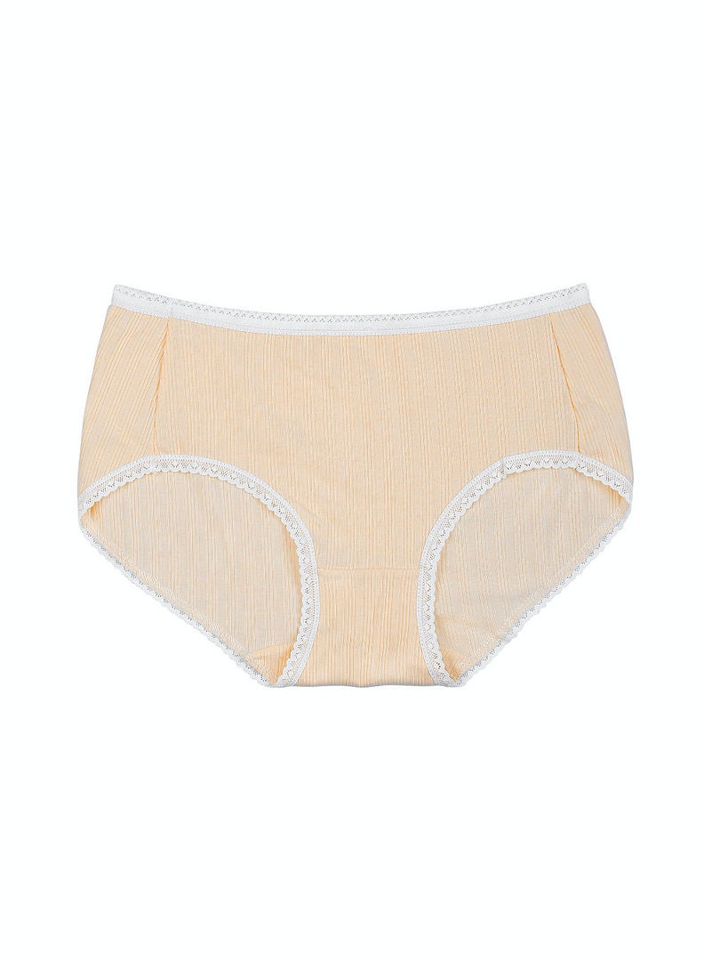 hush-hush mermaid - Vegan Striped Brief Beige - Image 1