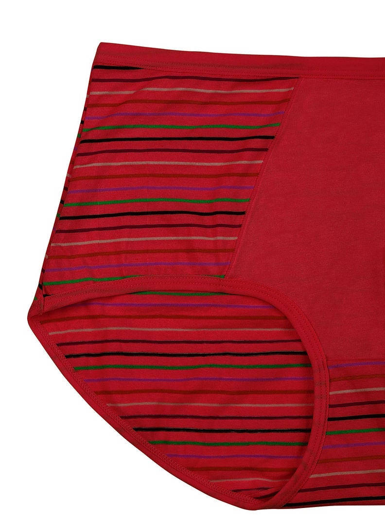 hush-hush mermaid Extra Large Soft Brief Red - Image 4