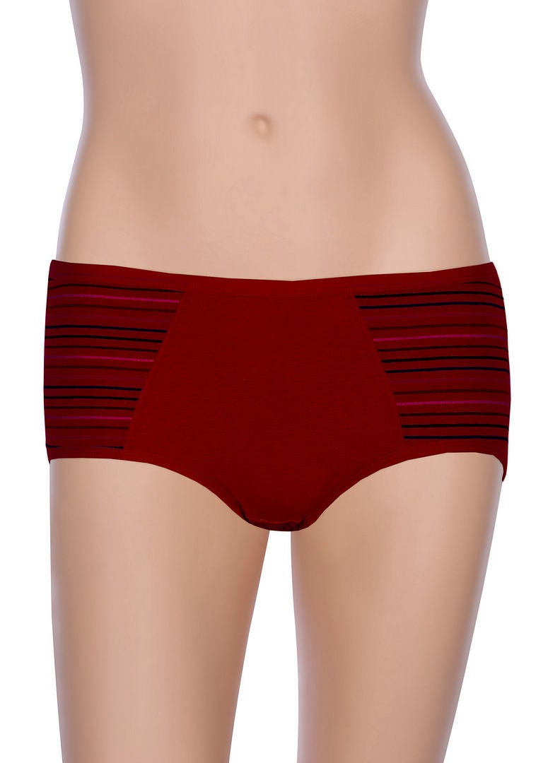 hush-hush mermaid Extra Large Soft Brief Red - Image 1