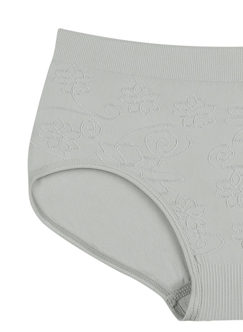 hush-hush mermaid - Vegan Random Pattern Brief Grey - Image 1