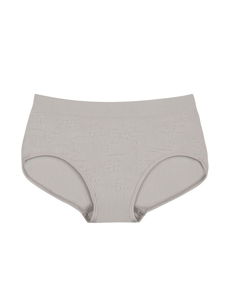 hush-hush mermaid - Vegan Random Pattern Brief Grey - Image 1